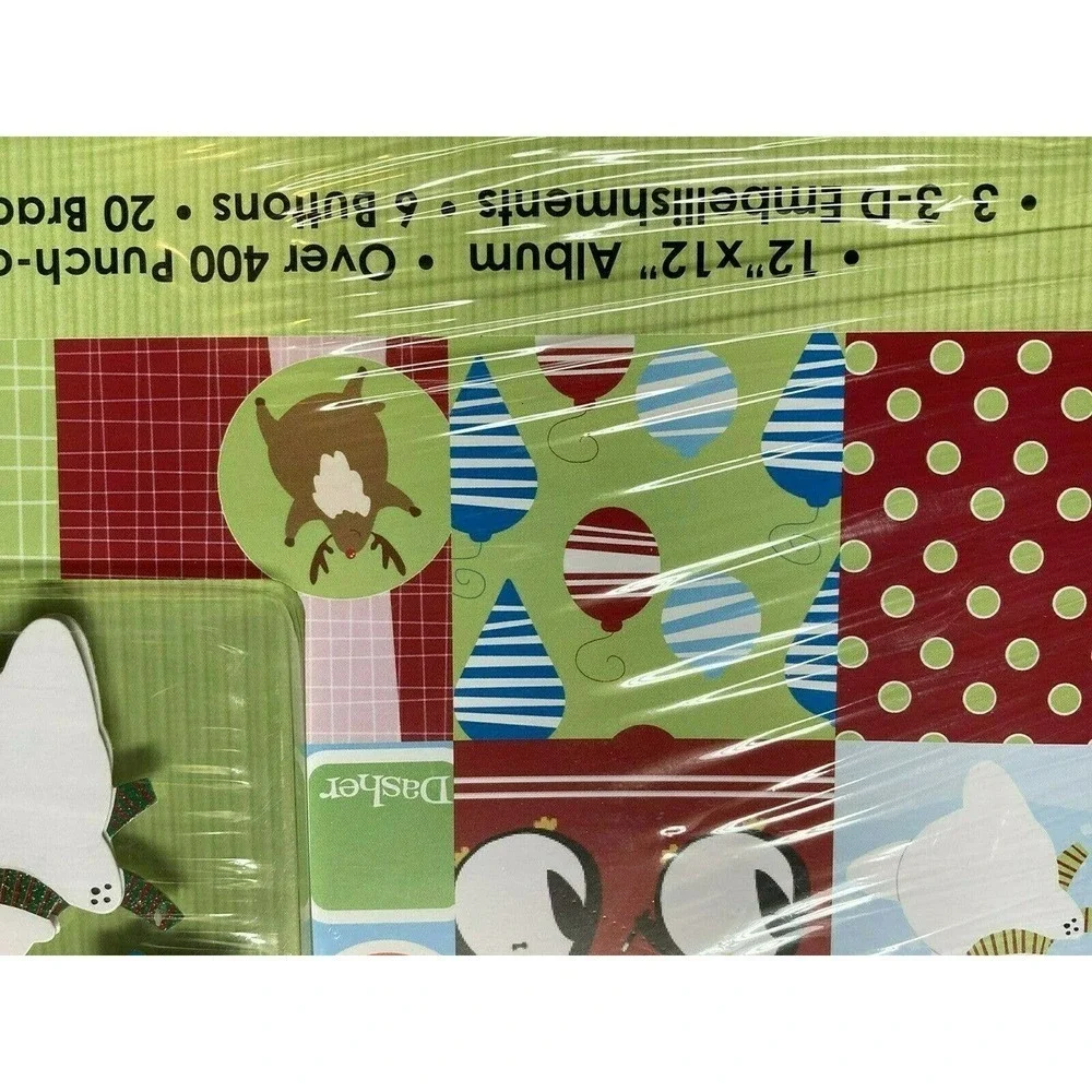 12x12 Christmas Album Kit‎ Holiday Fun, 486 Pieces